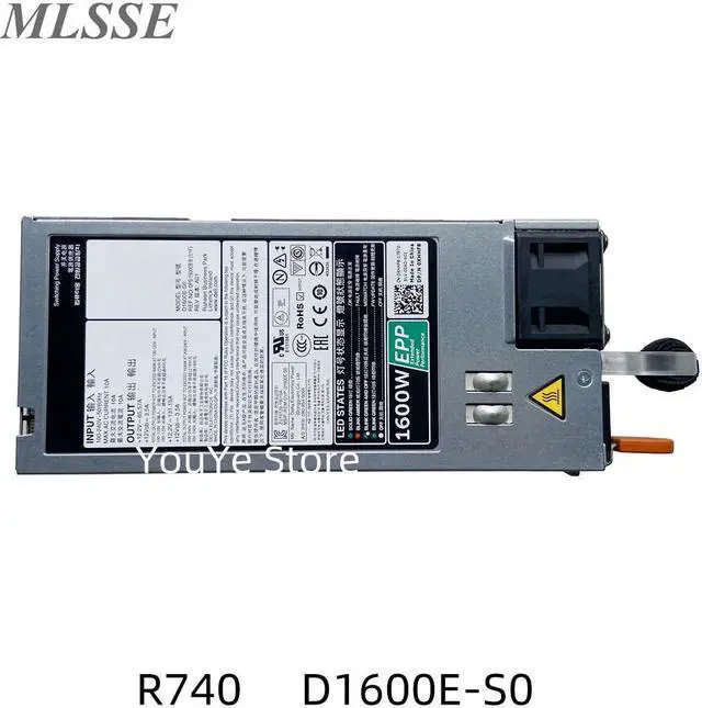 Main image of For DELL R740 R640 T640 T440 R630 R730 R730XD Server Power Supply D1600E-S0 95HR5 095HR5 D5W1N 0D5W1N XHHF8 T4GCW