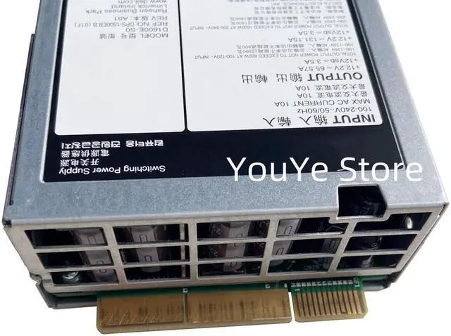Alt view image 3 of 3 - For DELL R740 R640 T640 T440 R630 R730 R730XD Server Power Supply D1600E-S0 95HR5 095HR5 D5W1N 0D5W1N XHHF8 T4GCW