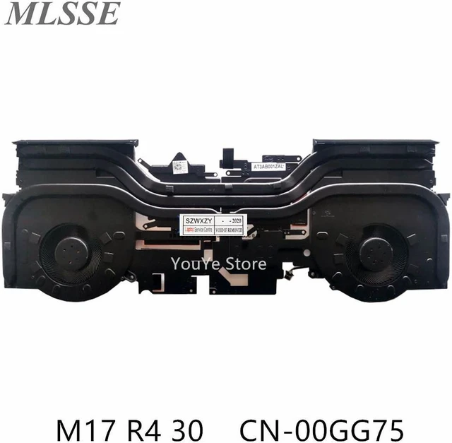 For DELL Alienware M17 R4 30 series Laptop GPU Cooling Fans Heatsink ...