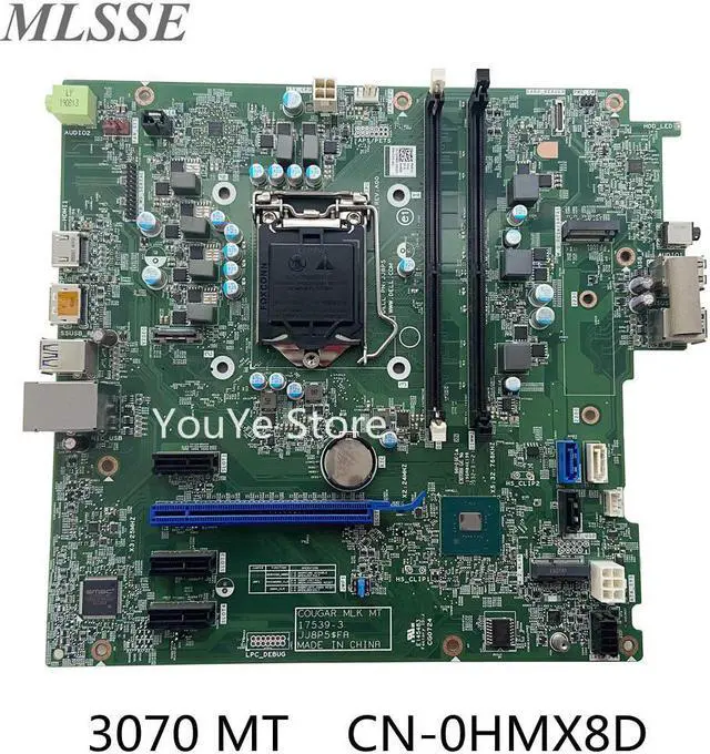 Main image of For Dell Optiplex 3070 MT DDR4 Desktop Motherboard CN-0HMX8D 0HMX8D HMX8D 17539-3 100% Tested Fast