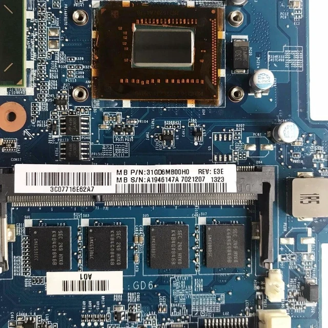 Alt view image 2 of 3 - For SONY SVF15A Series Laptop Motherboard With I7-3537u A1946147A DA0GD6MB8E0 DDR3 4GB RAM 100% Tested Fast ship