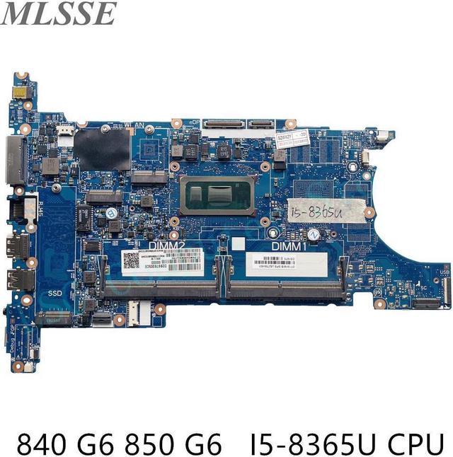 For HP EliteBook 840 G6 850 G6 Laptop Motherboard I5-8365U CPU