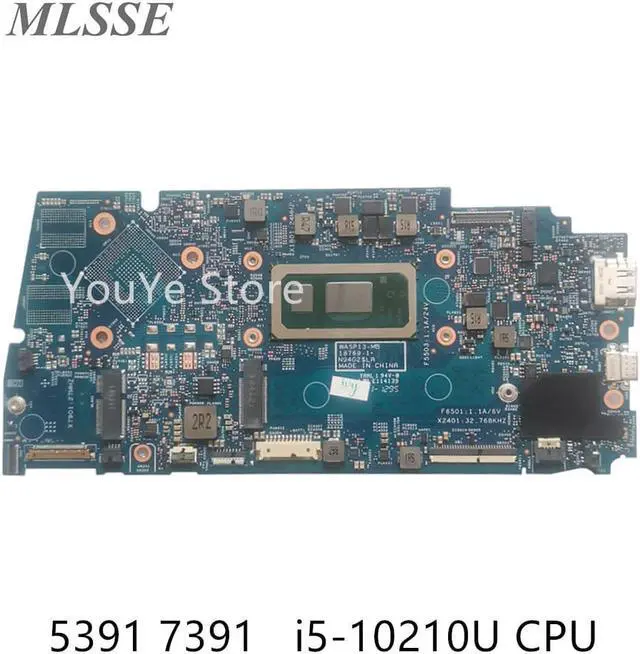 Main image of For DELL Inspiron 7391 5391 Laptop Motherboard With I5-10210U CPU 18769-1 5V5NC 05V5NC CN-05V5NC 100% Tested Fast Ship