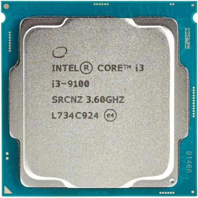 Intel Core i3 9100 3.6GHz Quad-Core Quad-Thread CPU 65W 6M