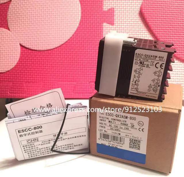 Main image of Omron E5CC-QX2ASM-800 Temperature Controller Genuine Replace E5CZ-Q2MT Sensor