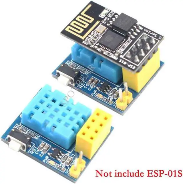 Alt view image 4 of 5 - ESP DHT11 Temperature and Humidity sensor Module for WiFi Wireless Transceiver Module ESP-01 ESP-01S