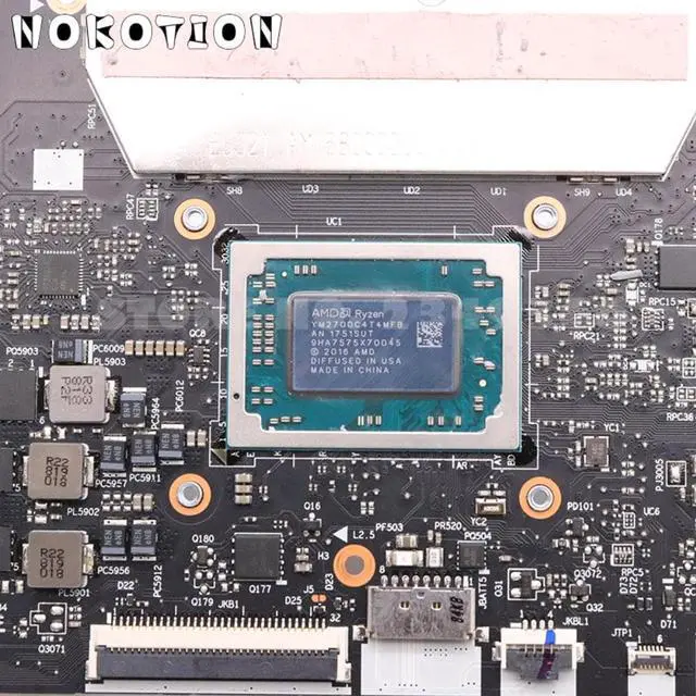 Alt view image 3 of 6 - For Lenovo IdeaPad 720S-13ARR Laptop Motherboard Ryzen 7 2700U CPU 8GB RAM 5B20Q59412 ES321 NM-B441