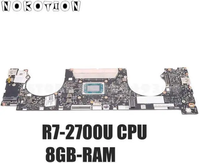 Main image of For Lenovo IdeaPad 720S-13ARR Laptop Motherboard Ryzen 7 2700U CPU 8GB RAM 5B20Q59412 ES321 NM-B441