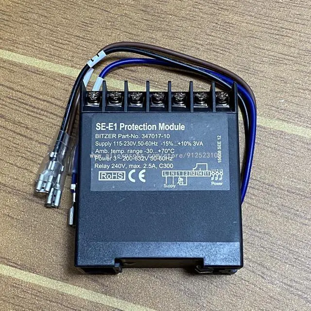 Main image of Screw compressor protection 347017 10 module SE-E1/ INT69-E1 motor protector
