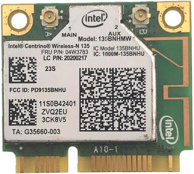 Main image of For G400 G400S G500 G500S Intel Centrino Wireless-N 135 135BNHMW N135 WiFi Card Fit for Bluetooth 4.0 04W3783