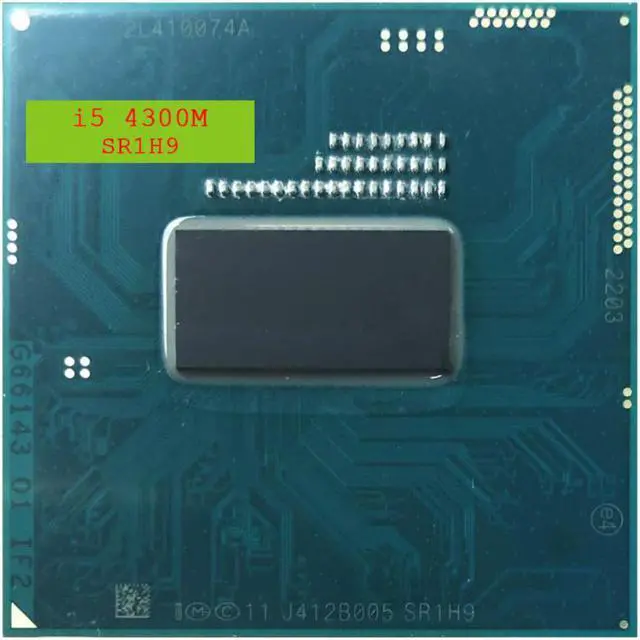 Main image of Intel Core i5-4300M i5 4300M SR1H9 2.6 GHz Dual-Core Quad-Thread CPU Processor 3M 37W Socket G3 / rPGA946B
