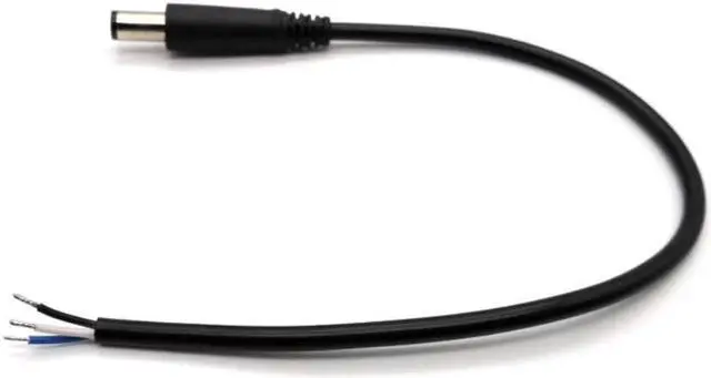 Alt view image 2 of 2 - 50pcs Universal DC Tip 7.4x5.0mm / 7.4*5.0mm Plug Power Cable for Dell HP Laptop Charger Power Supply Adapter DC Cord Cable 30cm