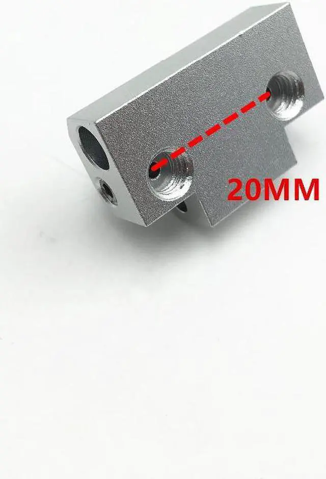 Alt view image 2 of 3 - Dual Extrusion Cyclops plus upgrade heater block Multi Color Cyclops 2 In 1 Out Aluminium Heater Block Fast Ship