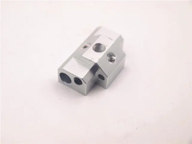 Alt view image 3 of 3 - Dual Extrusion Cyclops plus upgrade heater block Multi Color Cyclops 2 In 1 Out Aluminium Heater Block Fast Ship