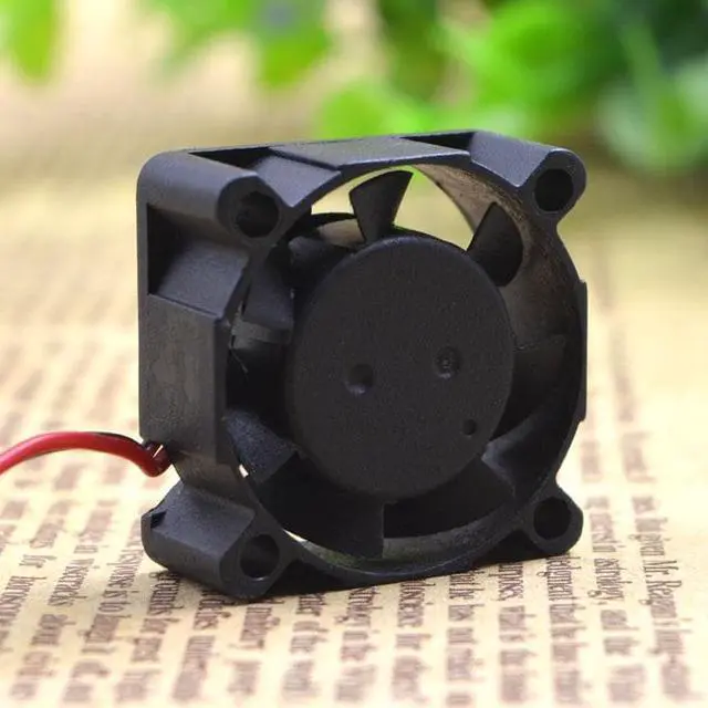 Alt view image 2 of 3 - 2510L12S ND2 DC 12V 0.08A 2510 25mm 2 wire cooling fan