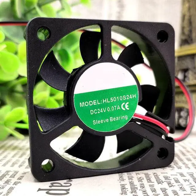 Alt view image 3 of 3 - HL5010S24H 5010 24V 0.07A 5 cm DC fan 2-wire cooling fan