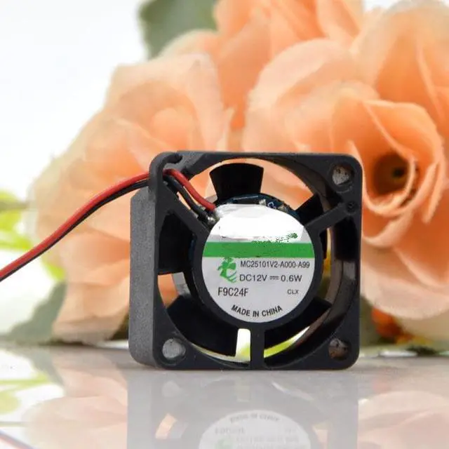 Alt view image 3 of 3 - MC25101V2-A000-A99 2.5CM 2510 12V 0.6W silent fan