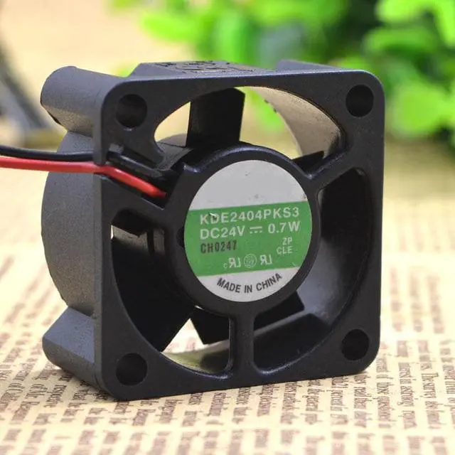 Alt view image 3 of 3 - KDE2404PKS3 4020 4CM DC 24V 0.7W 2-wire cooling fan