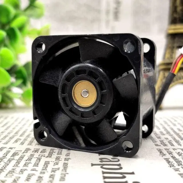 Alt view image 2 of 3 - 9GA0412P3G031 4028 4CM 12V0.39A 4-wire PWM violent cooling fan