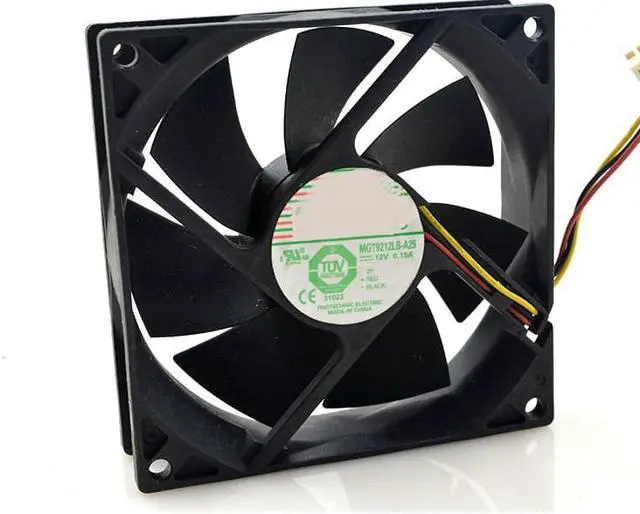 Alt view image 3 of 3 - MGT9212LB-A25 12V 0.15A 9025 9CM hydraulic bearing cooling fan