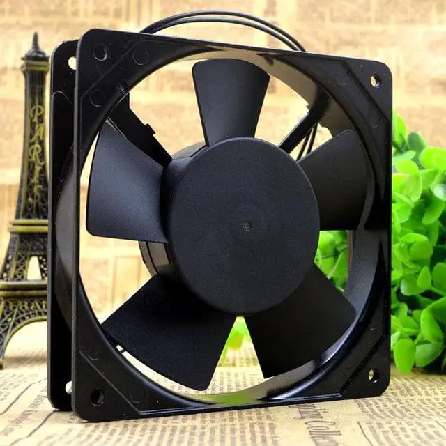 Alt view image 2 of 3 - The AA1252UX-AW 220V 1202525 0.17A 2 line stream cooling fan