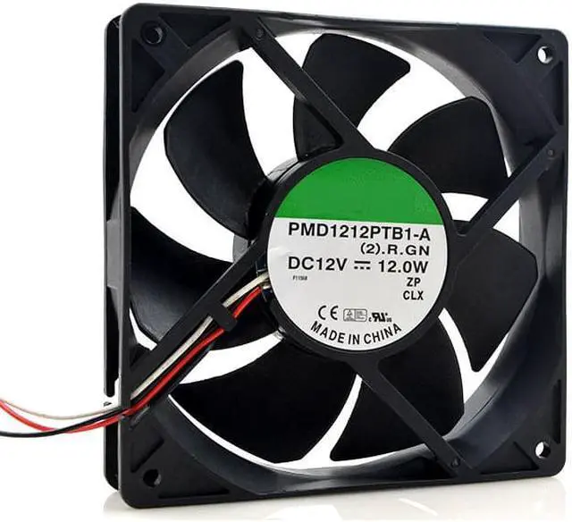 Alt view image 3 of 3 - PMD1212PTB1-A 12cm 12025 12V 12W high air volume cooling fan