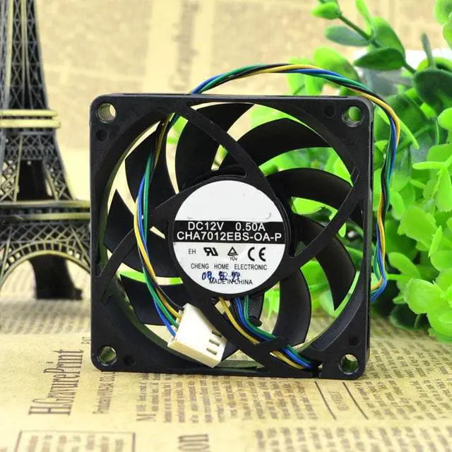 Main image of Cha7012EBS-OA-P 7cm 7015 12V 0.50A 4-wire CPU cooling fan