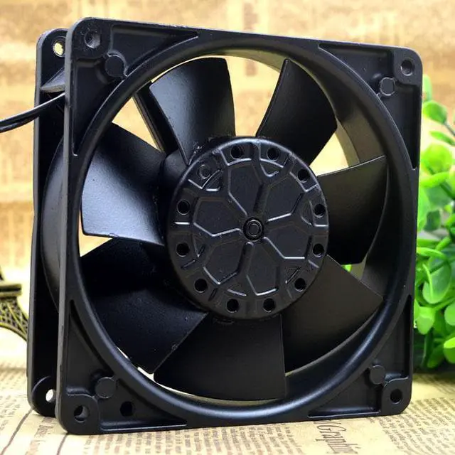 Alt view image 3 of 3 - W2S115-aa01-39 12738 12.7cm 220V 22W high temperature 2 wire fan