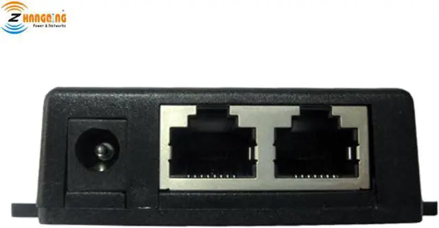 Alt view image 3 of 3 - Ship Passive PoE injector Gigabit 10/100/1000 Mbps Wall Mount Network Patch Panel for Hikvision IP Camera, VOIP, WiFi AP