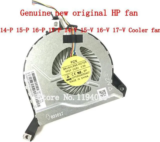 Main image of Genuine DFS200405040T 767776-001 767712-001 47Y14TP203A For  14-P 15-P 16-P 17-P 14V 15V 16V 17V Cooling Fan
