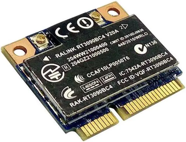 Alt view image 3 of 3 - Ralink RT3090BC4 WiFi N Bluetooth 3.0 PCI-e Card 300M 602992-001 802.11n WIFI CARD WLAN RT3090