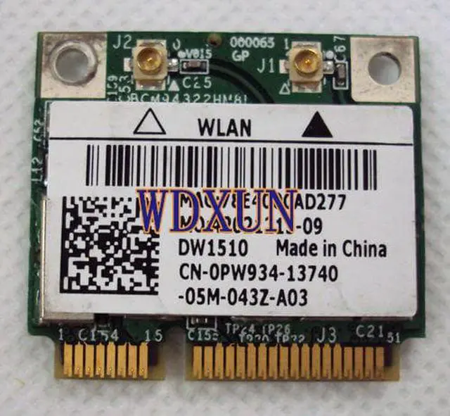 Alt view image 2 of 6 - BCM94322HM8L DW1510 BCM4322 2.4&5G 300M WiFi Wireless Network Card drivers Wireless network card