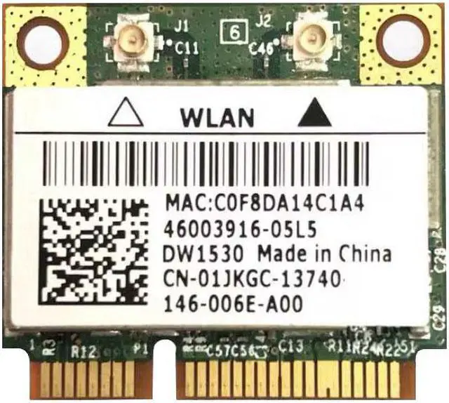 Alt view image 2 of 2 - Broadcom BCM4322 Wireless 802.11a/b/g/n Mini Pci-e Wifi WLAN card DW1530 for E6420 E5510