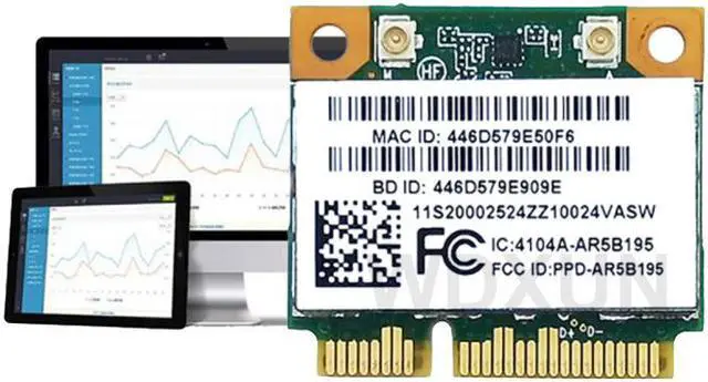 Alt view image 2 of 3 - Atheros AR5B195 Wireless Wifi Bluetooth Network Adapter WIFI + BT3.0 Wireless For G480  G580 G585 G780 Y480 Y580 Z480 Z580 S400U