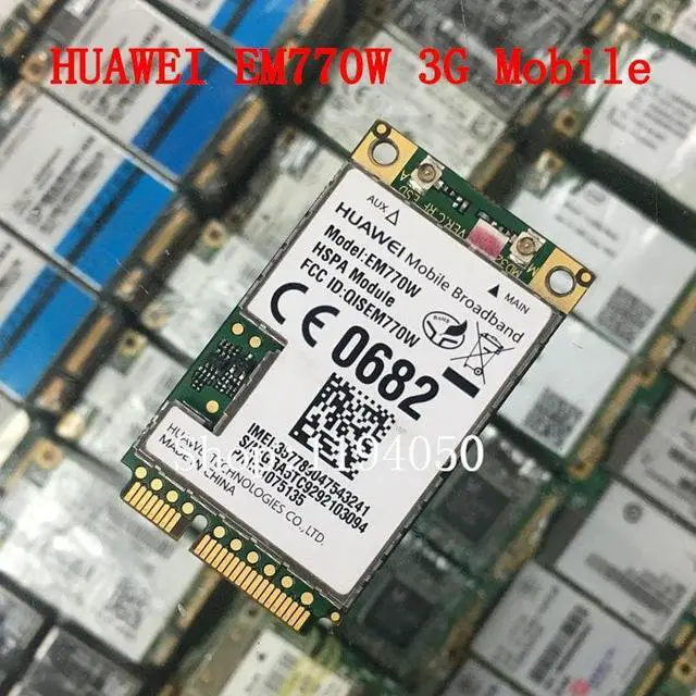 Alt view image 2 of 3 - Unlocked EM770W MINI PCIE 3G WWAN mobile broadband HSPA Module HUAWEI EM770w 3g CARD