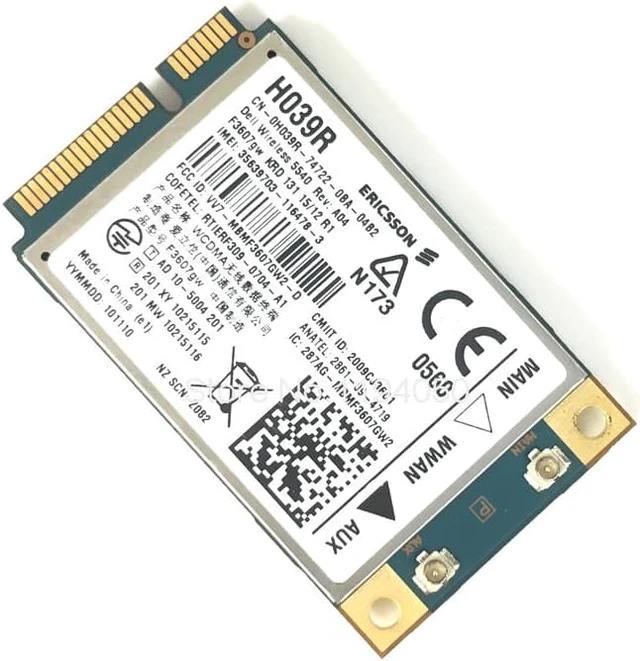 Main image of Ericsson DW5540 F3607GW 3G GSM HSDPA WCDMA Wireless WWAN WLAN 3G Card GPS H039R 5PJ87 C680R 3G NET