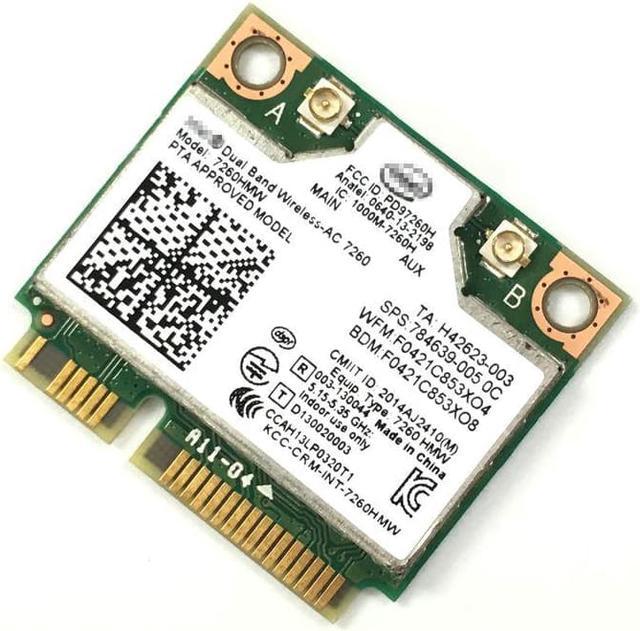 Snuble Visne smøre intel 7260 intel AC 7260 INTEL 7260AC 7260HMW 802.11ac Wireless AC  +Bluetooth BT4.0 wireless wifi Half Mini PCI-E card Gadgets - Newegg.com