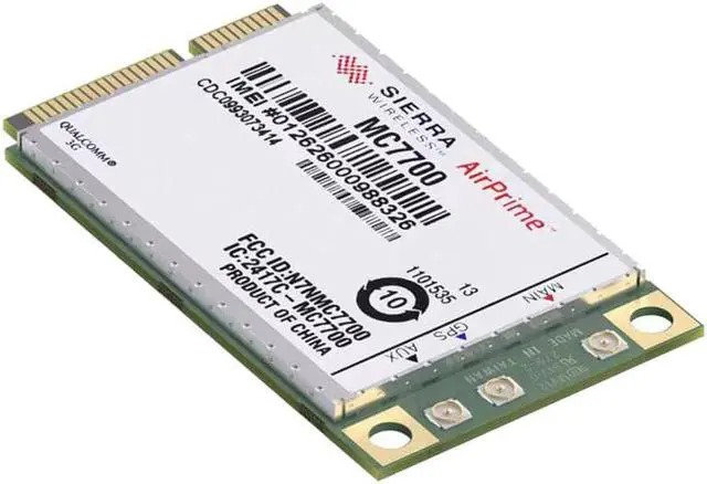 Alt view image 3 of 3 - Mini PCI-E 3G WWAN GPS module Sierra MC7700 PCI Express 3G HSPA LTE 100Mbps Wireless WLAN Card GPS Unlocked