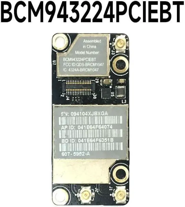 Main image of BroadCom BCM943224PCIEBT BCM43224 Wireless WIFI WLAN+BT Bluetooth Card for airport A1278 A1286 A1297 607-6503-A 607-714