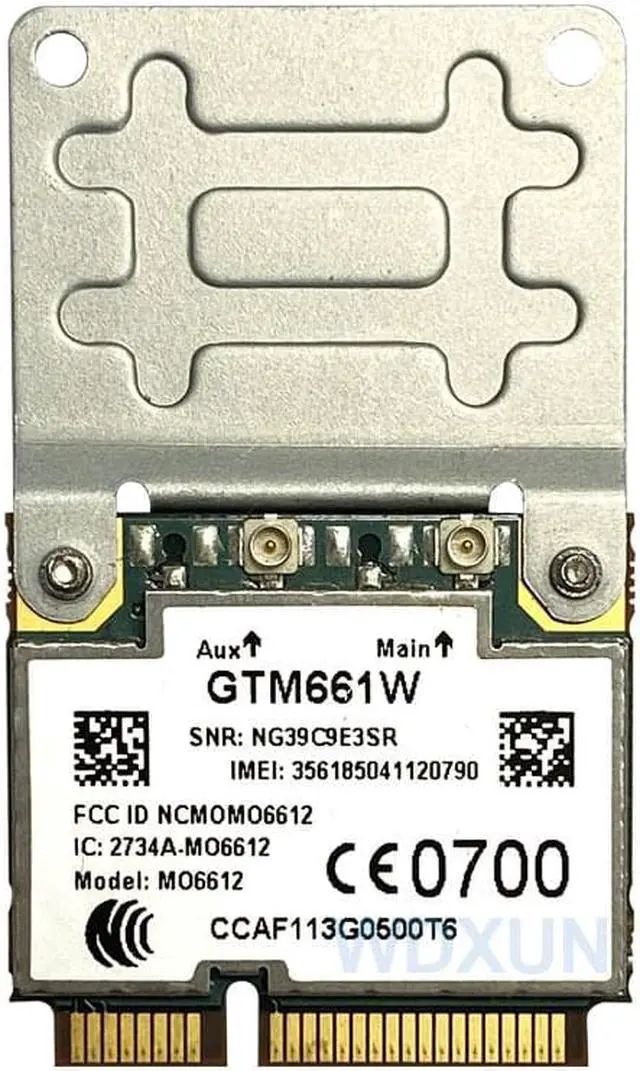 Alt view image 3 of 3 - 3G module OPTION GTM661 14.4M WCDMA HSUPA PCI-E  half size 3G network card 661 gtm661 wwan