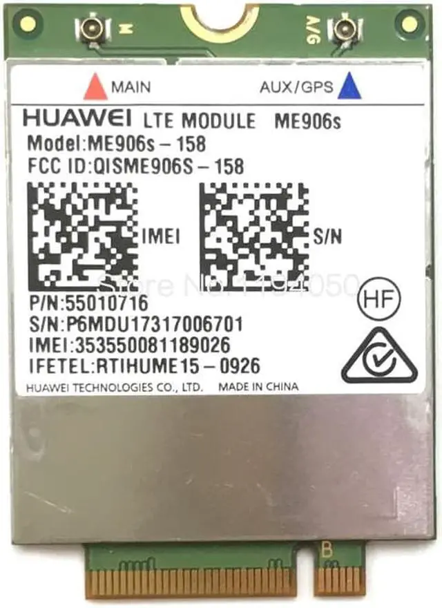 Alt view image 2 of 3 - Unlock HUAWEI ME906S-158 4G LTE / HPSA + Mobile Broadband WWAN Module B1, B2, B3, B5