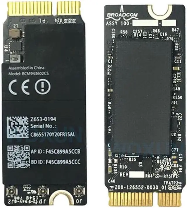 Alt view image 2 of 3 - Broadcom BCM943602CS 1750Mbps 802.11AC WiFi Adapter with Bluetooth 4.0 BCM43602CS A1425 A1502 A1398 WIFI CARD WLAN