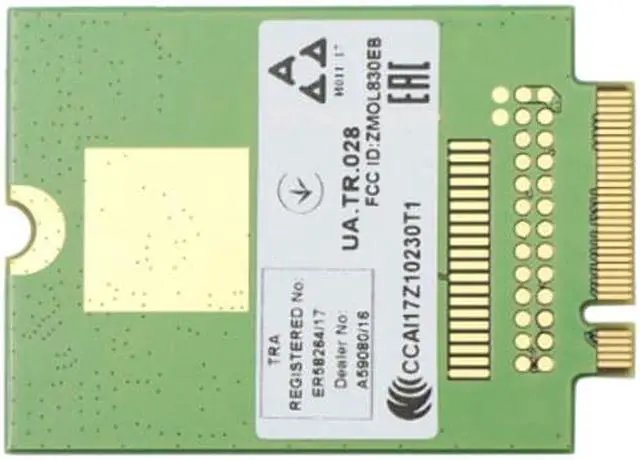 Alt view image 3 of 3 - 01AX761 Fibocom L830-EB WWAN Card for Lenovo Thinkpad X280 T480 T490 T490s T590 P53s X390 L490 L590 P43s T480s X390 Yoga