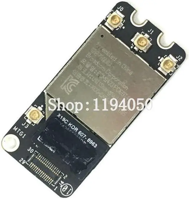 Alt view image 3 of 3 - Bluetooth 4.0 wifi card Airport Card for Pro A1278 A1286 2011 2012 Year BCM94331PCIEBT4CAX WIFI CARD WLAN
