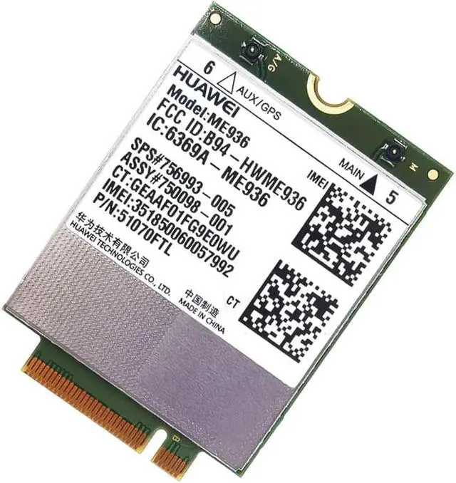 Alt view image 2 of 3 - HUAWEI ME936 4 G LTE module NGFF WCDMA quad-band EDGE / GPRS / GSM Penta-band DC-HSPA + / HSP WWAN CARD