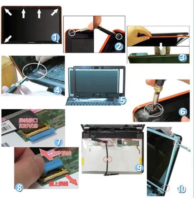 Alt view image 3 of 5 - NV125FHM-N84 12.5" Laptop Screen NV125FHM-N82 For Lenovo ThinkPad X260 LED Slim IPS Panel LCD Display FHD 1920x1080 30pin eDP