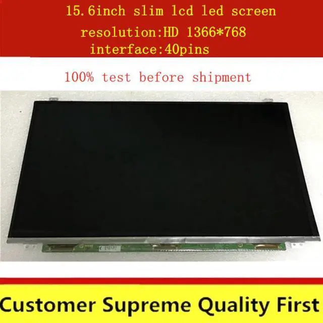 Main image of LP156WHB-TLB1 LP156WHB TLB1 LP156WH3 TLAA TLAB LP156WH3 TLE1 TLL3 TLS2 Laptop Lcd Screen 1366*768 LVDS 40 Pins