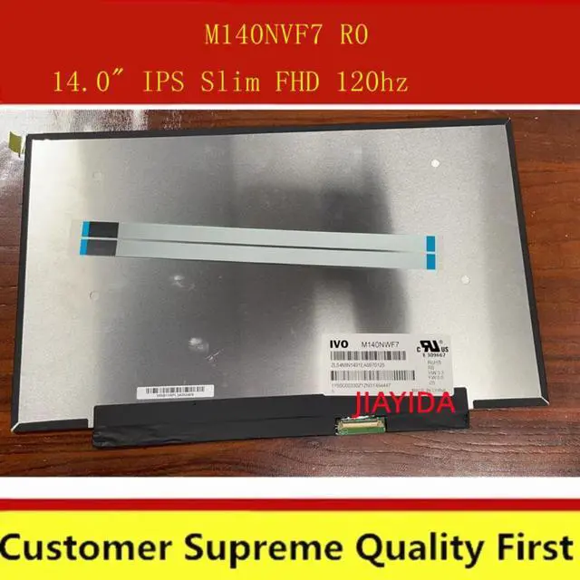 Main image of 14.0 inch 120HZ IPS FHD 1920*1080 EDP 40Pin laptop LCD display screen M140NVF7 R0 P/N 936980-N31 N32