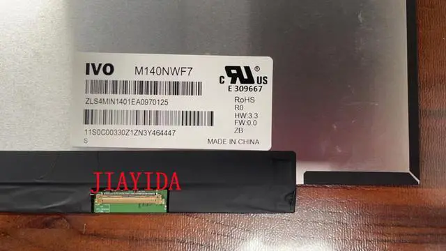 Alt view image 3 of 3 - 14.0 inch 120HZ IPS FHD 1920*1080 EDP 40Pin laptop LCD display screen M140NVF7 R0 P/N 936980-N31 N32