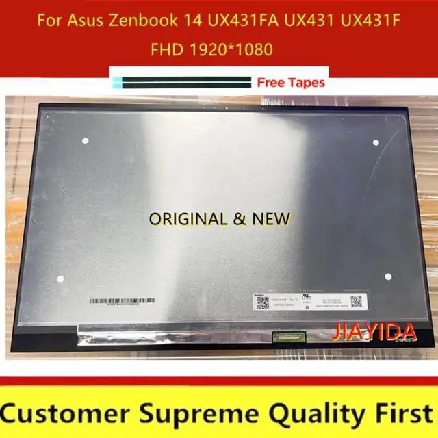 Main image of 14 Inch Laptop LCD Screen Assembly Full parts For Asus Zenbook 14 UX431FA UX431 UX431F UM431 UM431DA UX492 Series FHD 1920X1080